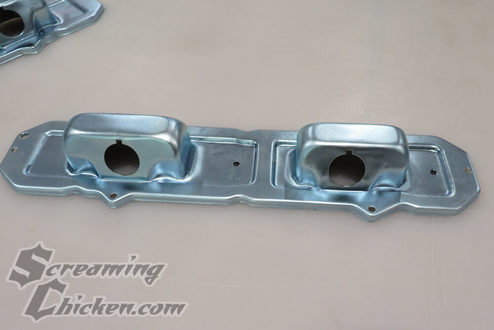 1967-68 Camaro Tail Light Backing Plates- back view