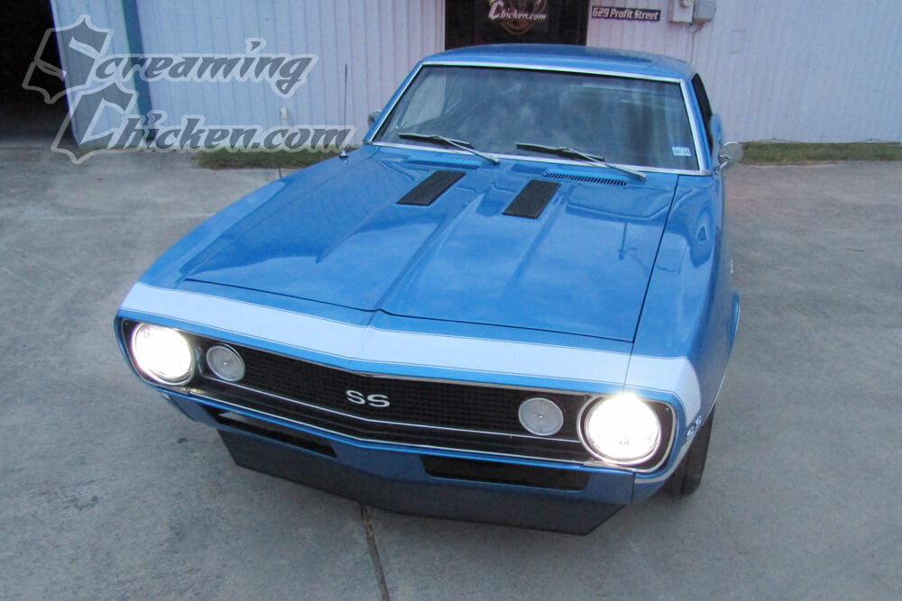 1967-69 Camaro LED Headlight Kit (pair)- illuminated 1