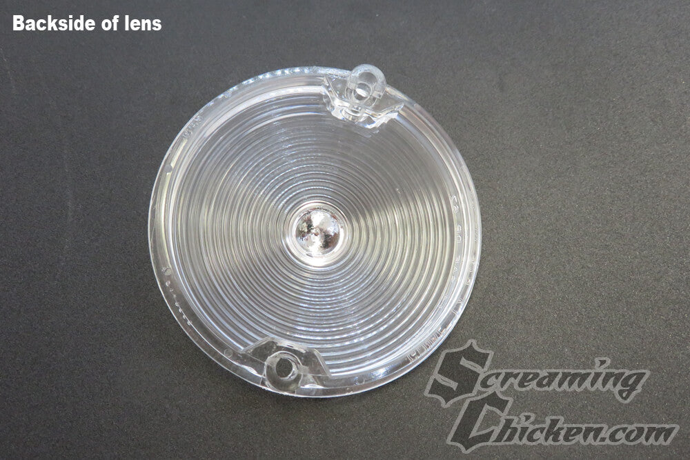 1967 Camaro Standard Parking Light Lens- rear view