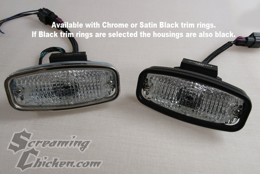 1968 Camaro LED Strip Parking Lights - multi finish
