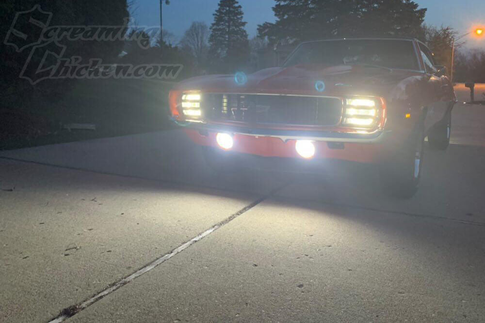 1969 Camaro Halo Parking Lights- illuminated