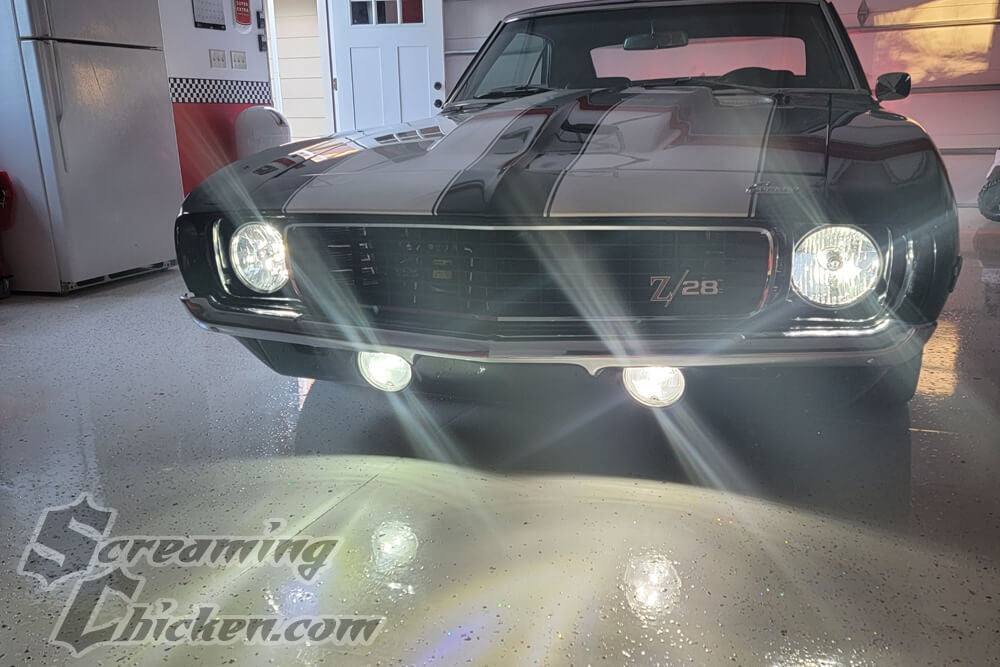 1967-69 Camaro LED Headlight Kit (pair)- illuminated 3
