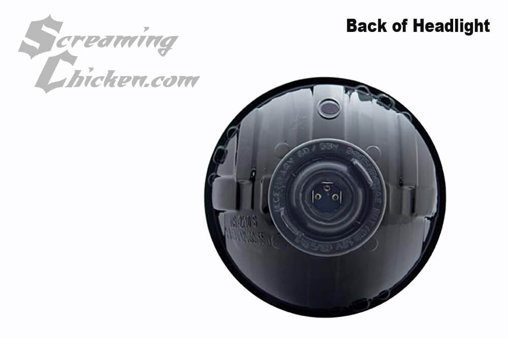 1970-76 Firebird Conversion Headlight (one)- back of headlight
