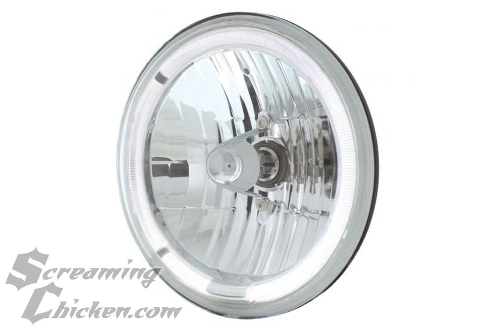 1967-69 Camaro Slim Fit Halo LED Headlight Kit (pair)- uninstalled iluminated halo