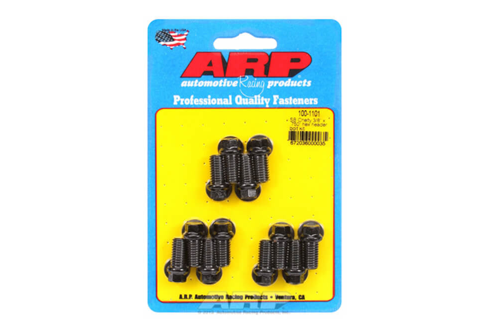 1967-92 Camaro/Firebird ARP Header Bolts for SBC (Black Oxide)