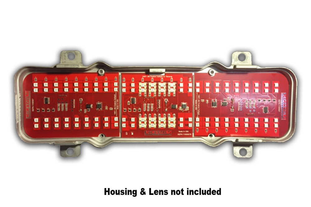 1967-68 Pontiac Firebird Digi-Tails LED Taillight Panels w/LED Reverse- rear view