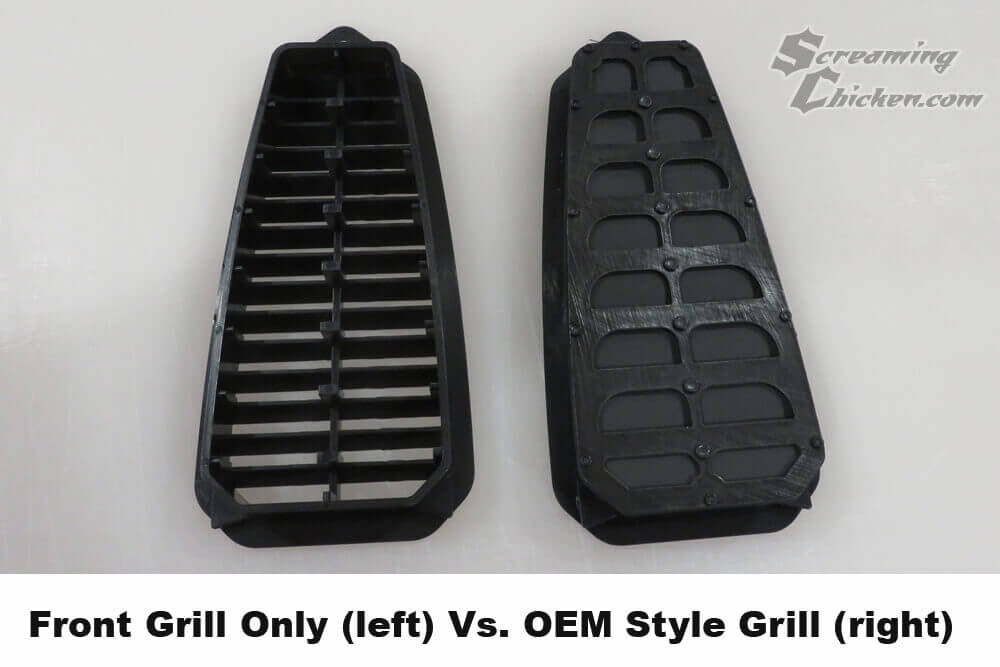 1968-69 Camaro/Firebird OEM Style Door Jam Vent, each- comparison