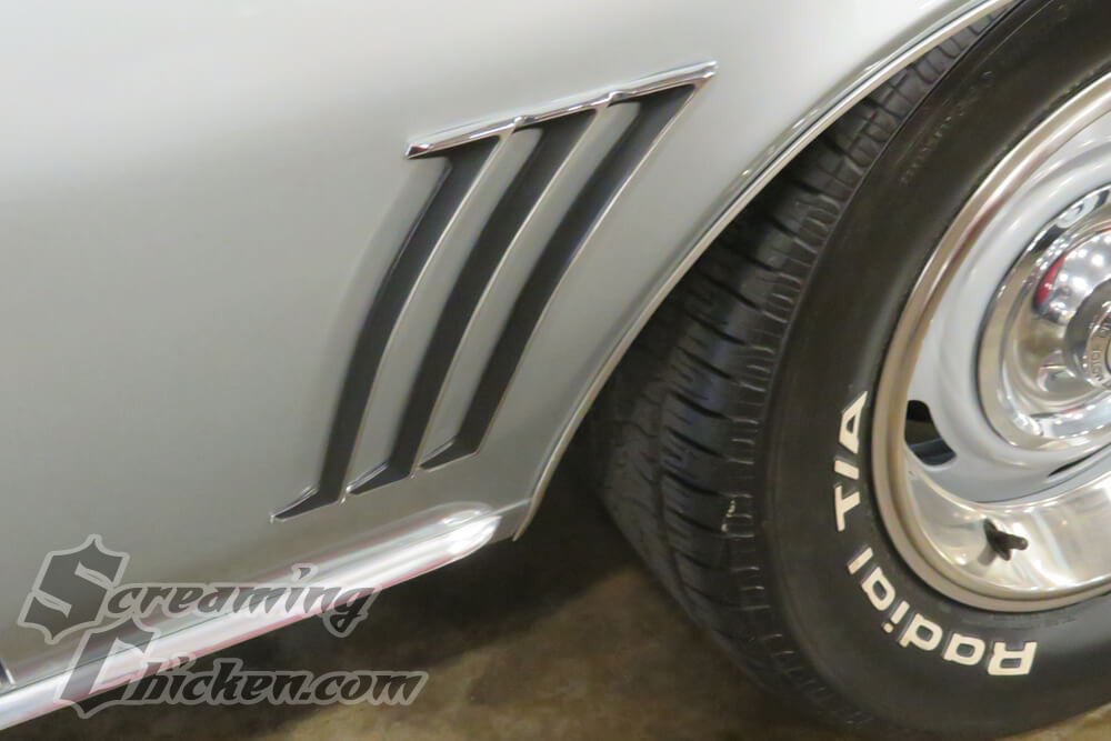 1969 Camaro Quarter Panel Louvers- installed 4