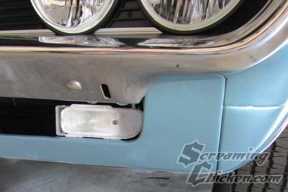 1967 Firebird Complete Parking Lights With LED bulbs - installed