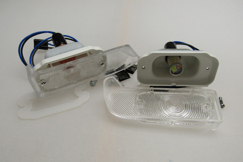 1967 Firebird Complete Parking Lights With LED bulbs
