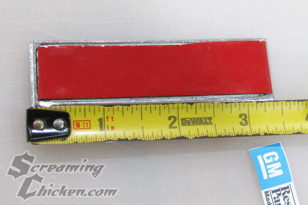 1967-69 Firebird Lettering Glove Box Door Emblem with 3M Tape Backing