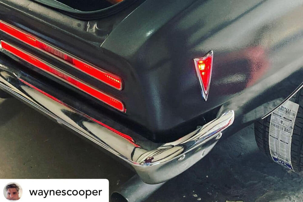 1968-69 Camaro/Firebird LED Rear Sidemarker Bulbs- installed