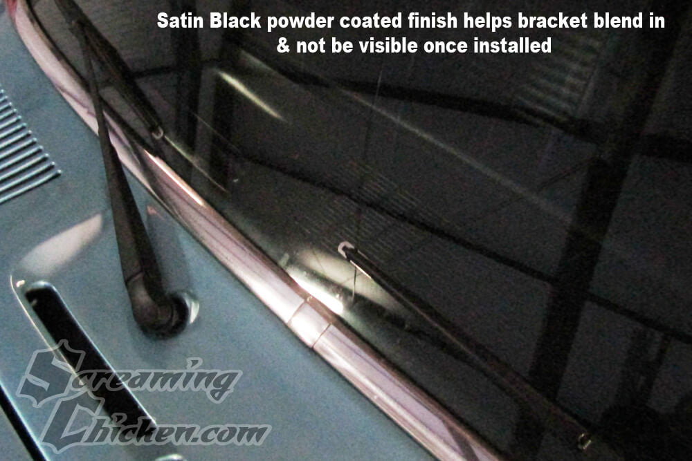 1970-81 Camaro & 1970-79 Firebird Front Dash Speaker Install Bracket- exterior view