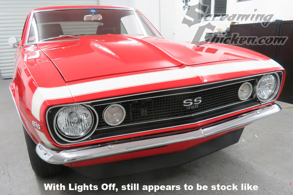 1967-69 Camaro LED Headlight Kit (pair)- installed 1