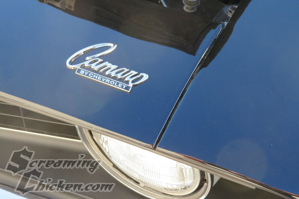 1968-69 Camaro Header/Trunk Emblem- installed 1