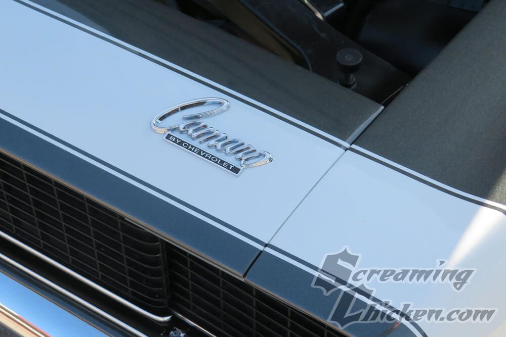 1968-69 Camaro Header/Trunk Emblem- installed 2