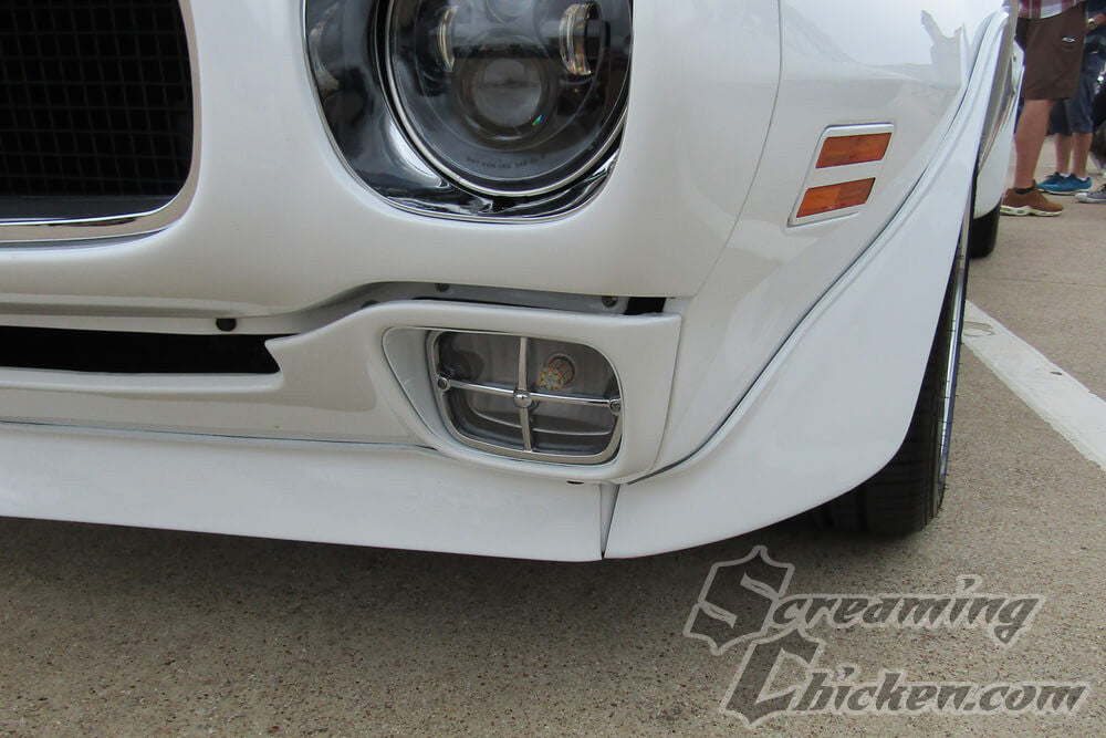 1970-71 Firebird Complete Parking Lights With LED bulbs- installed front view