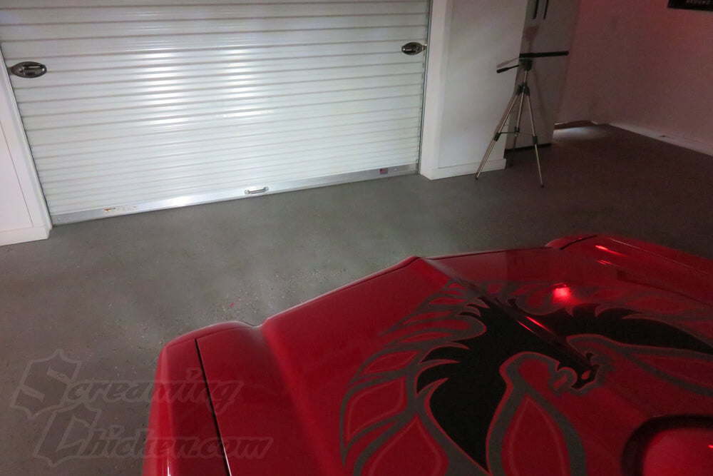 1970-76 Firebird LED Headlight Kit (pair)- Illuminated overhead view