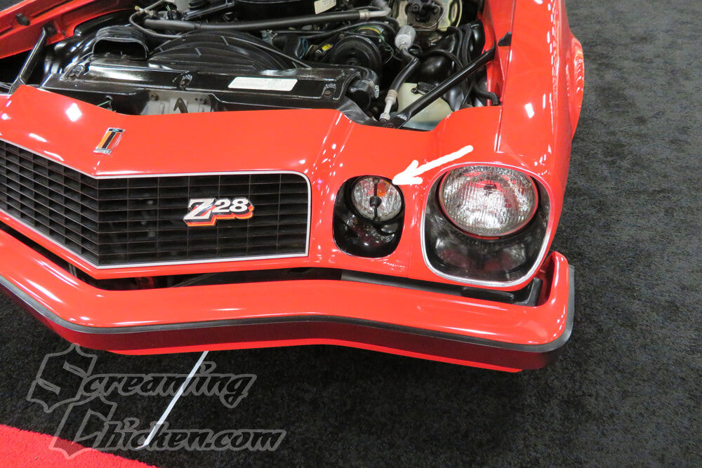 1974-77 Camaro Parking Light Lens Assembly, Each- installed