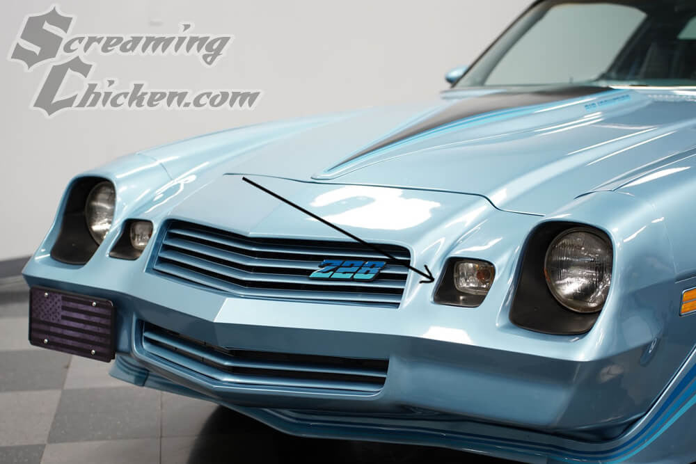 1978-81 Camaro Z28 Black Parking Light Bezel