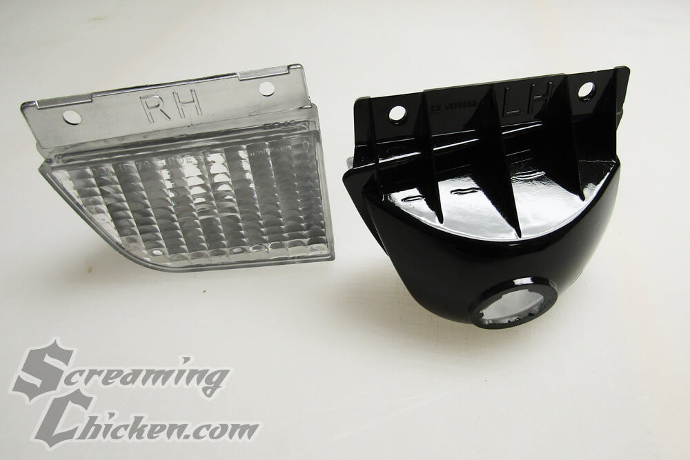 1979-81 Firebird Trans Am Parking Lights w/ LED Bulbs & Hardware