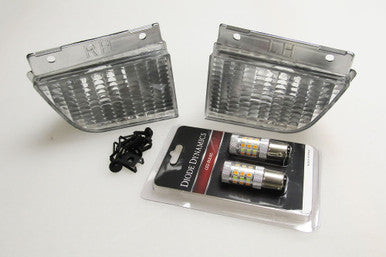 1979-81 Firebird Trans Am Parking Lights w/ LED Bulbs & Hardware