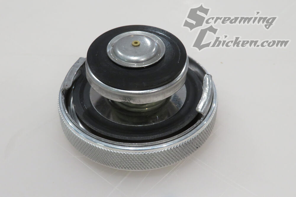 1967-2002 Camaro/Firebird Billet Radiator Cap- bottom view
