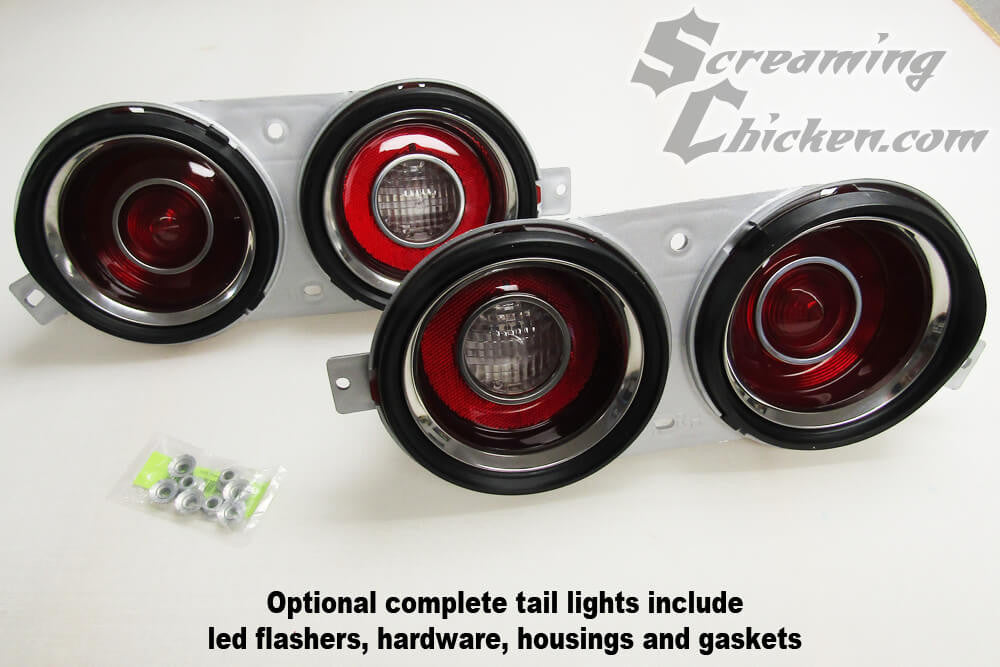 1970-73 Camaro LED Tail Light Set- optional complete tail lights