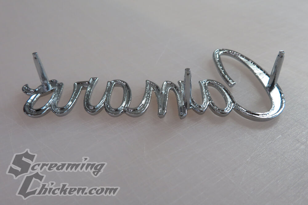 1970-74 Camaro Fender Emblem - back view