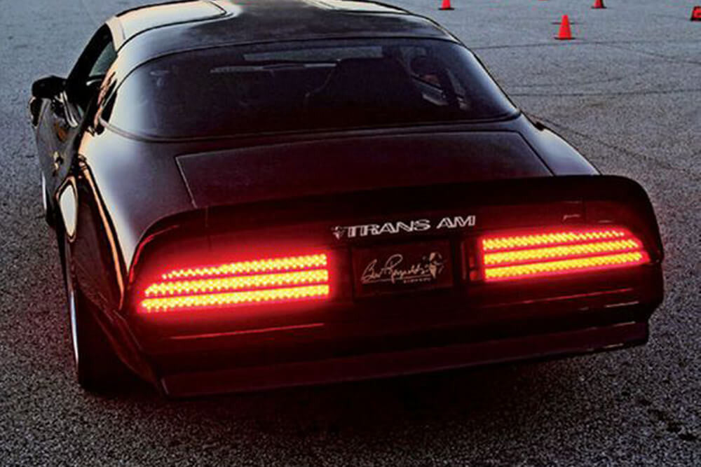 1974-78 Firebird Digi-Tails LED Tail Light Panels - illuminated
