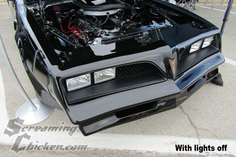 1977-81 Firebird Headlight Conversion Kit- installed