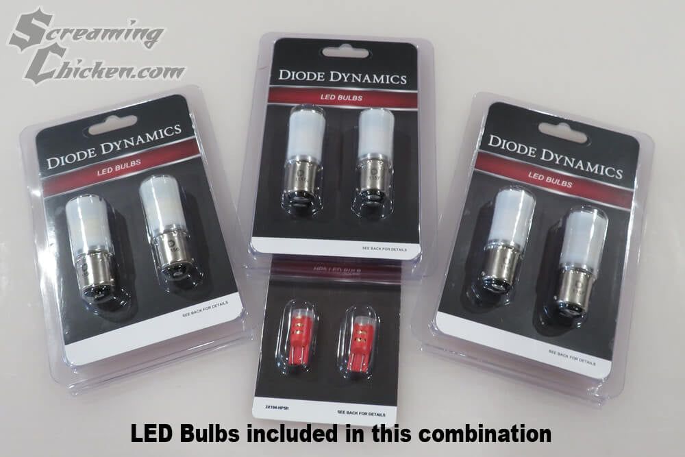 1978-81 Camaro LED Tail Light Bulb Combo Kit- included bulbs
