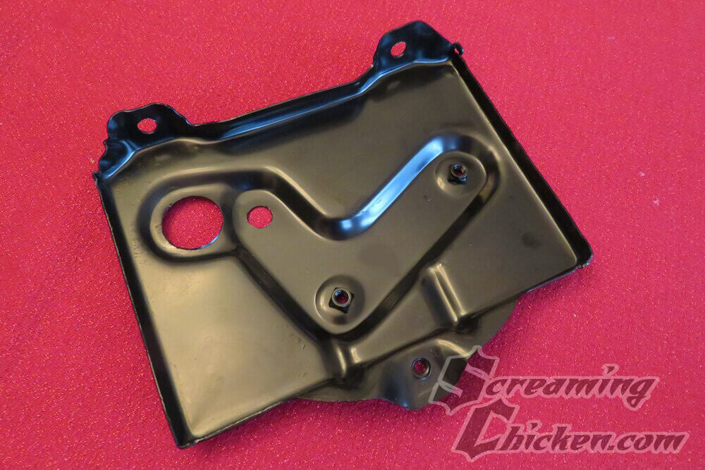 1970-81 Camaro Battery Tray, Hold Down & Hardware Combo- bottom view