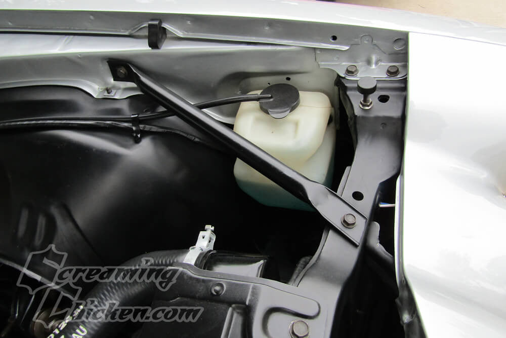 1970-81 Camaro Black OE Style Fender Braces- installed