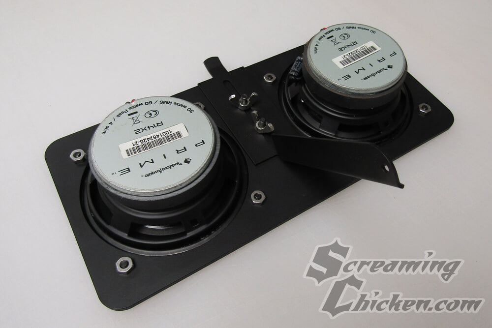 1970-81 Camaro & 1970-79 Firebird Front Dash Speakers w/ Install Bracket- bottome view
