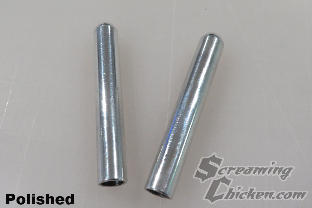 1967-81 Camaro/Firebird Smooth Door Lock Knobs- polished w/o grooves