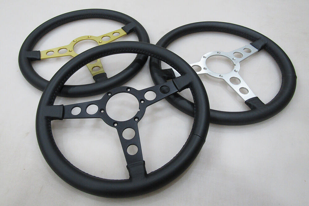 1969 Firebird/Trans Am Black Lecarra Billet Steering Wheel Complete Kit