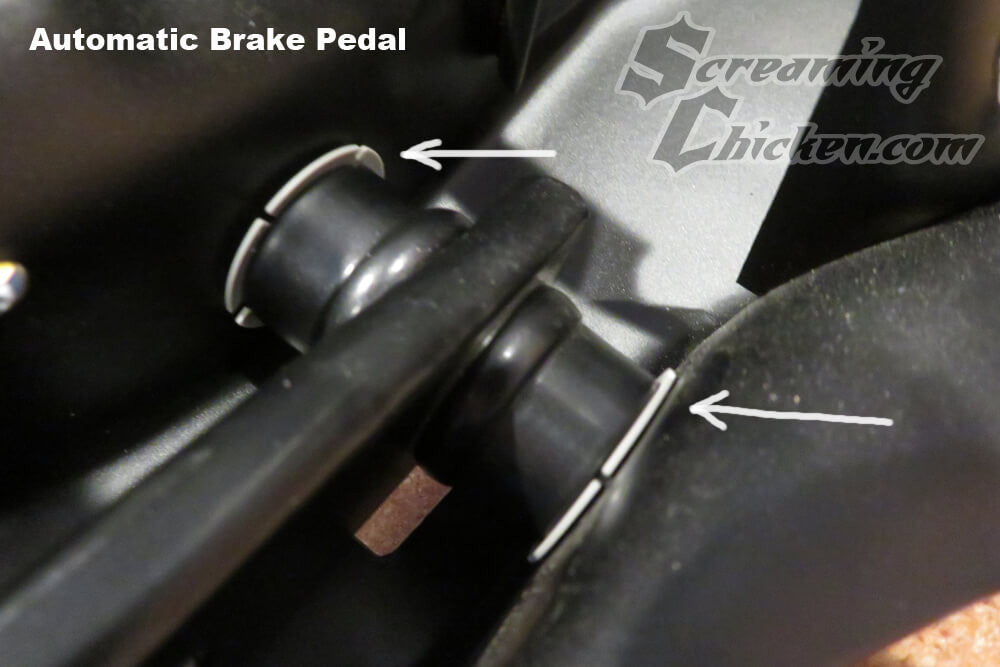 1970-81 Camaro/Firebird Pedal Assembly Bushings- installed