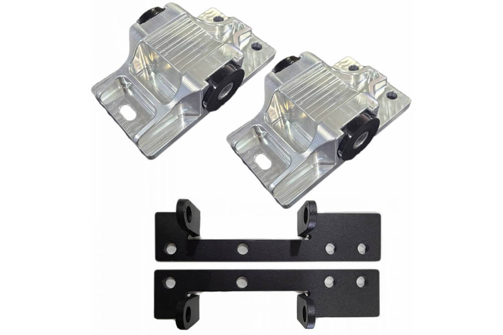 1975-81 Firebird Complete Pontiac Engine Mounts w/Billet Frame Side
