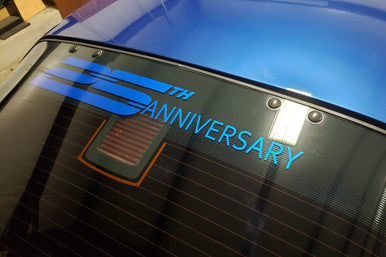 1992 Camaro 25th Anniversary Windshield/Back Glass Graphic