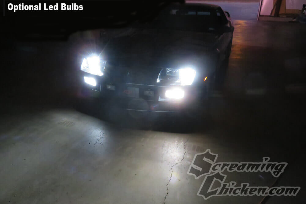 1982-92 Camaro Headlight Conversion Kit- optional LEDs 2
