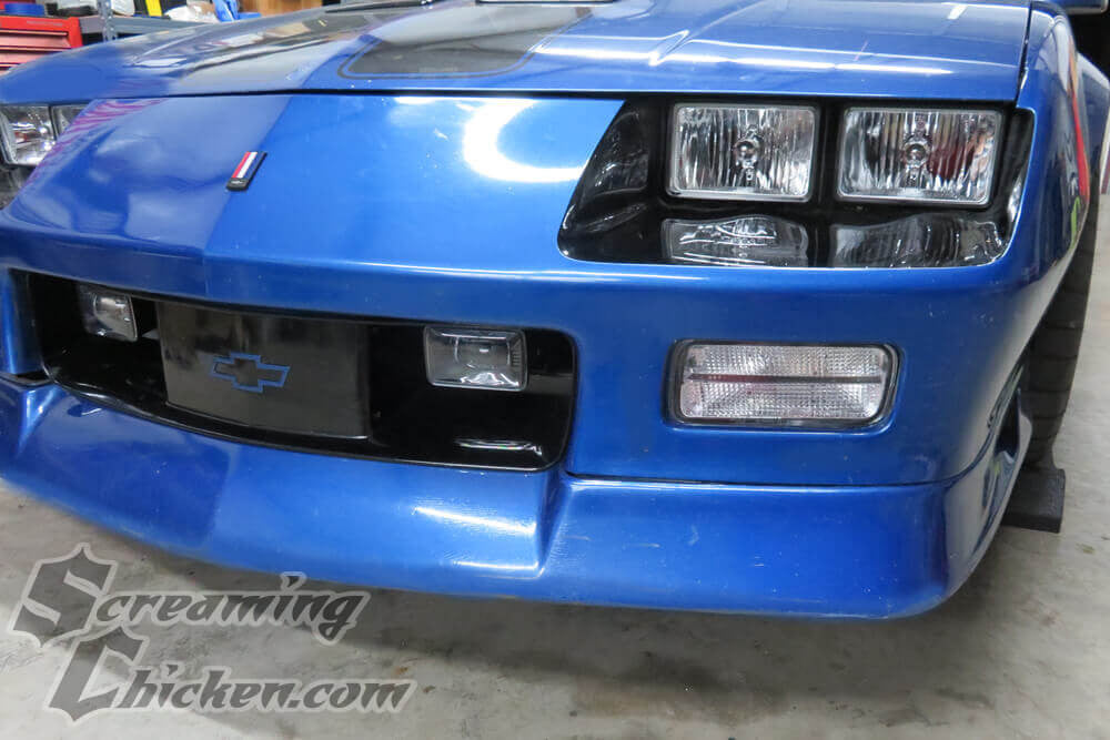 1985-1992 Camaro Morimoto XB Fog Lights- installed closeup 2