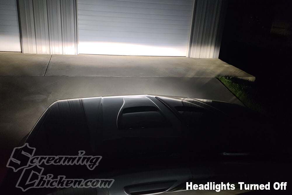 1985-1992 Camaro Morimoto XB Fog Lights- headlights off 2
