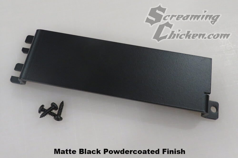 1982-92 Camaro/Firebird AC & Heat Control Panel Delete- black
