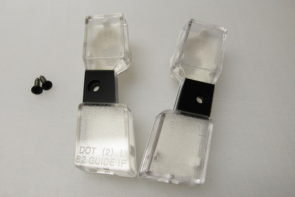1982-90 Camaro Pair of Rear License Lens Assemblies