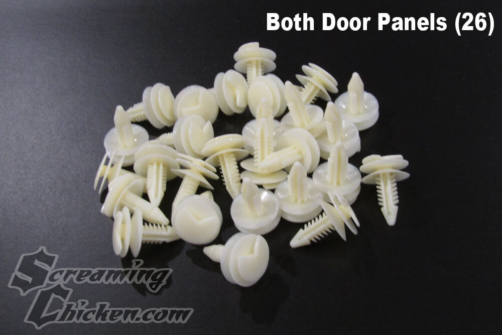 1982-92 Camaro/Firebird Door Panel Push Pin Clips- 2 doors