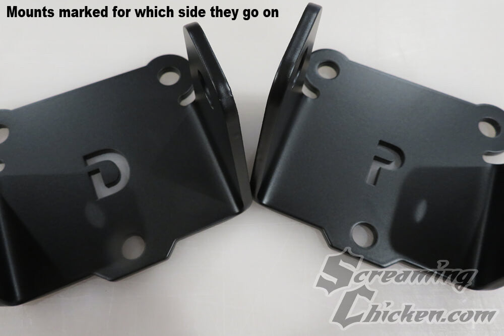 1982-92 Camaro/Firebird Complete SBC Engine Mounts- marked mounts