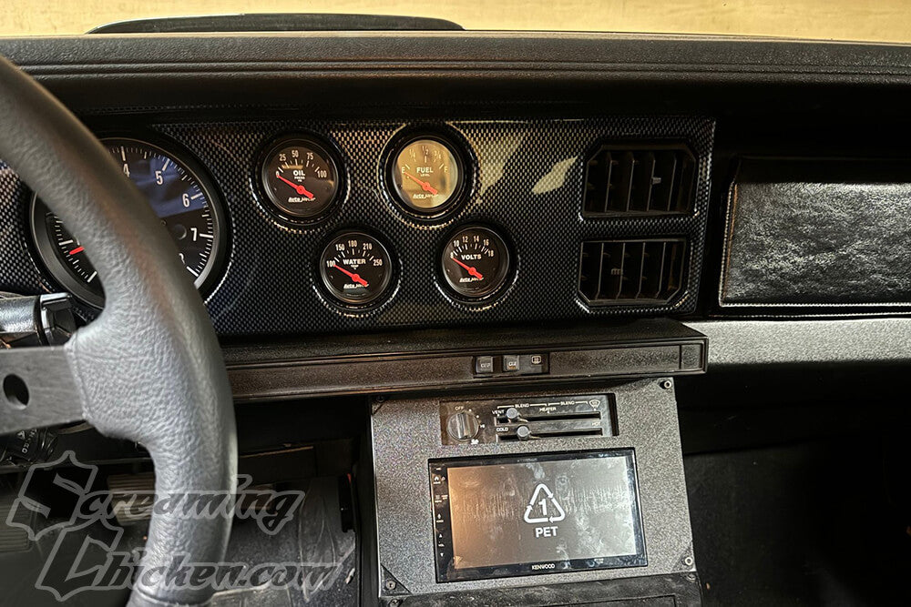 1982-84 Firebird Double DIN Install Kit (Bezel & Brackets)
