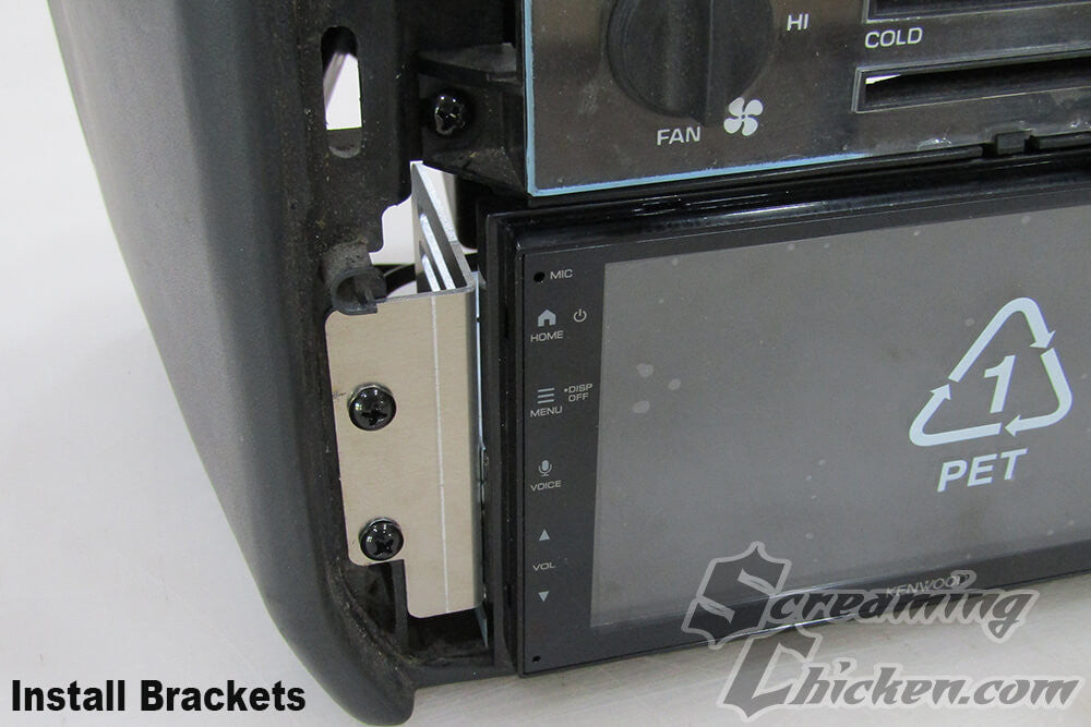 1985-92 Firebird Double DIN Install Kit (Bezel & Brackets)