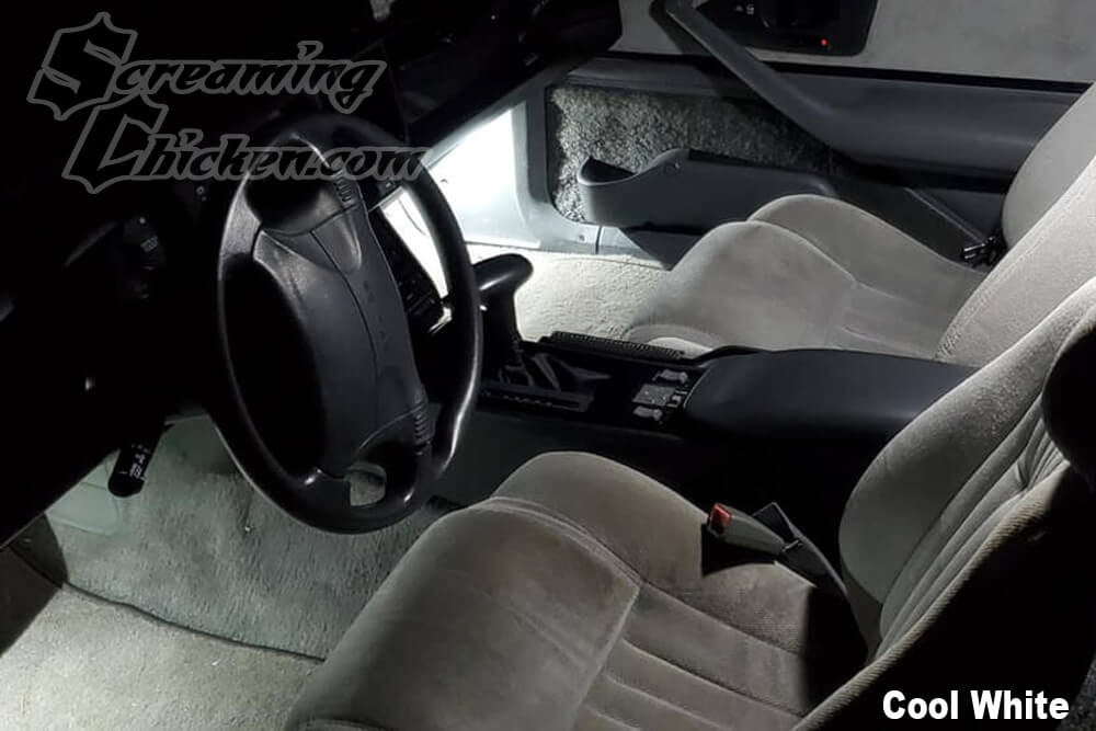 1982-92 Camaro/Firebird LED Footwell Lighting Kit- illuminated